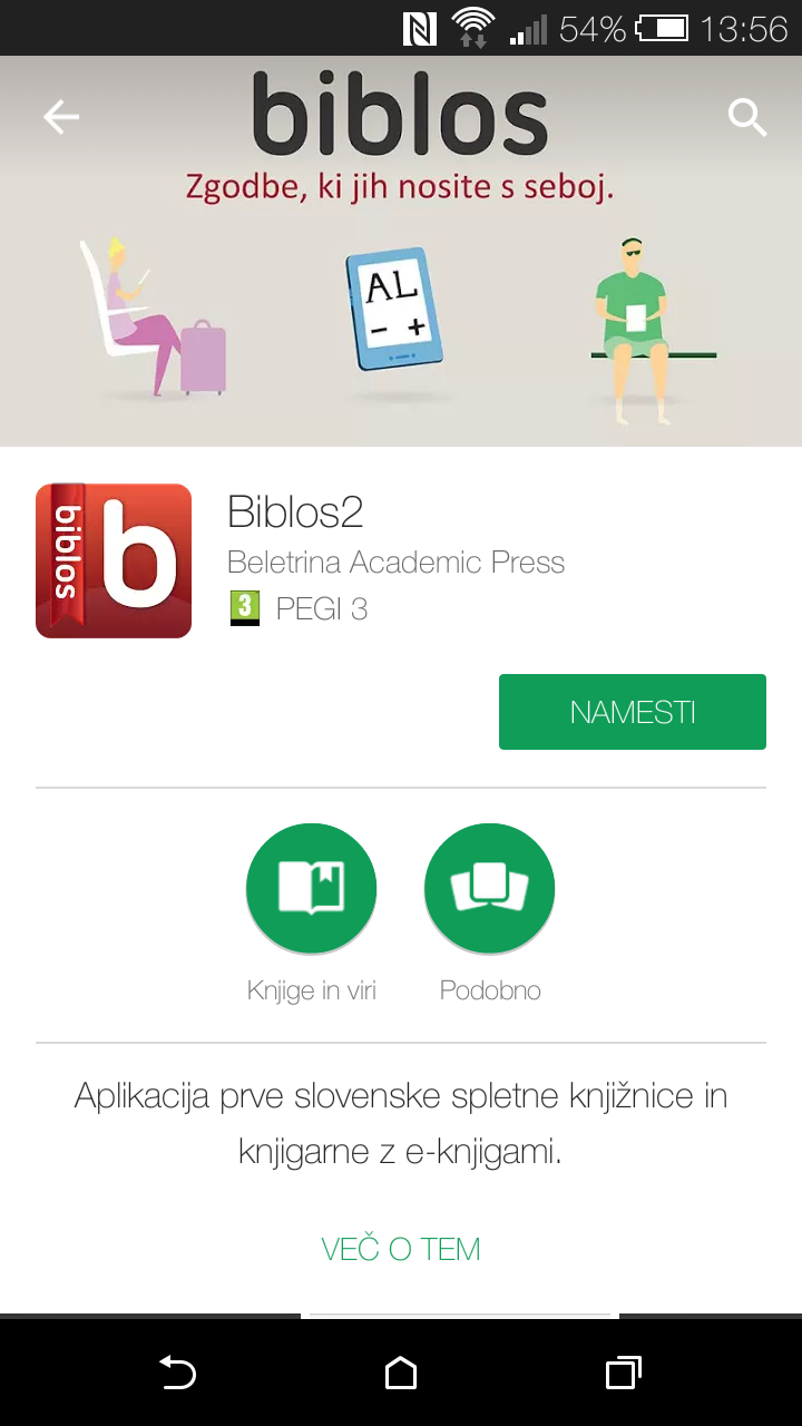 Biblos v trgovini Google Play