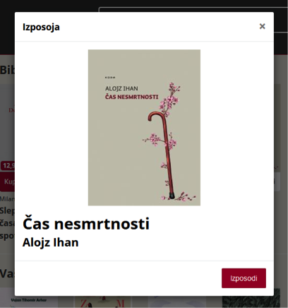 Popup za izposojo